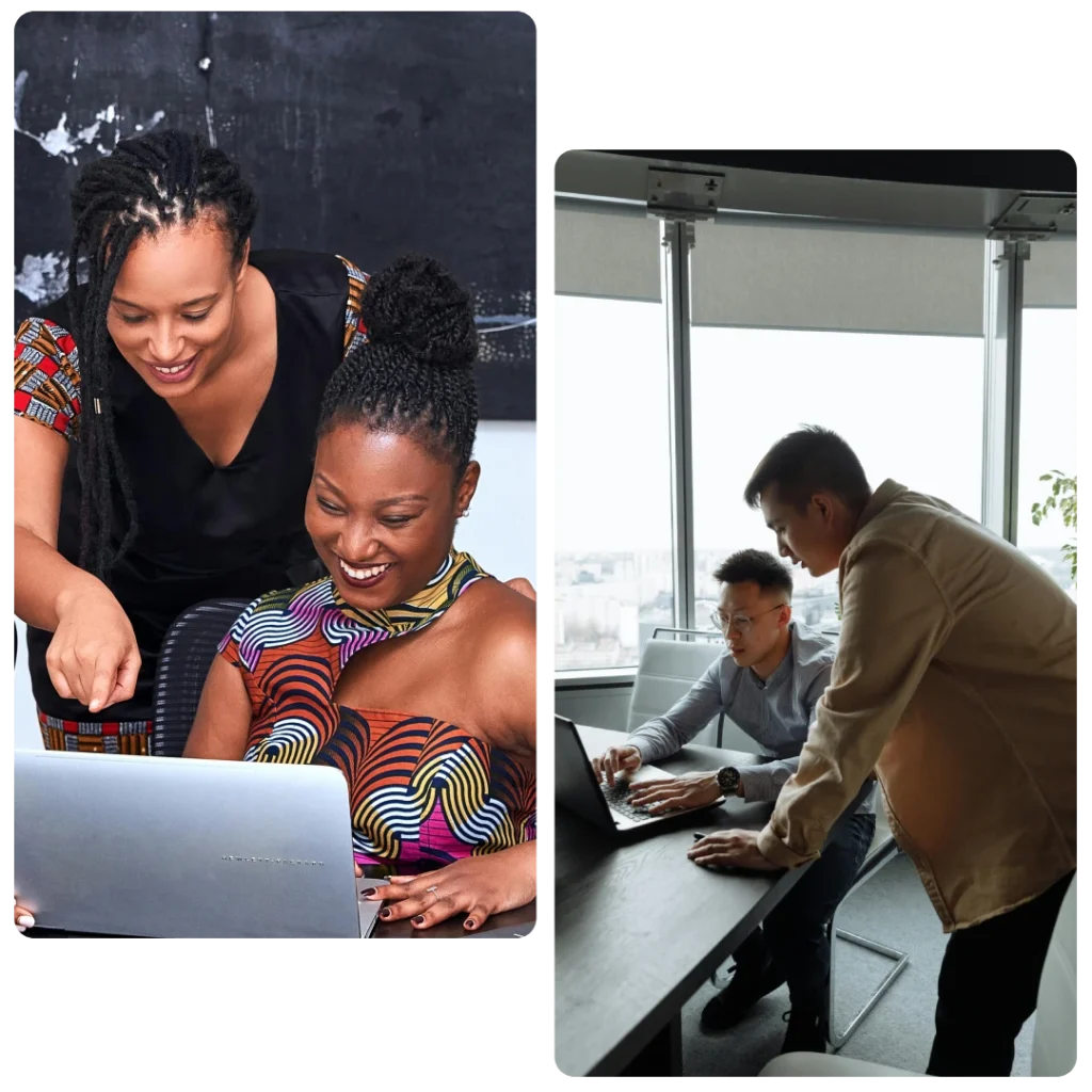 back office working on teams